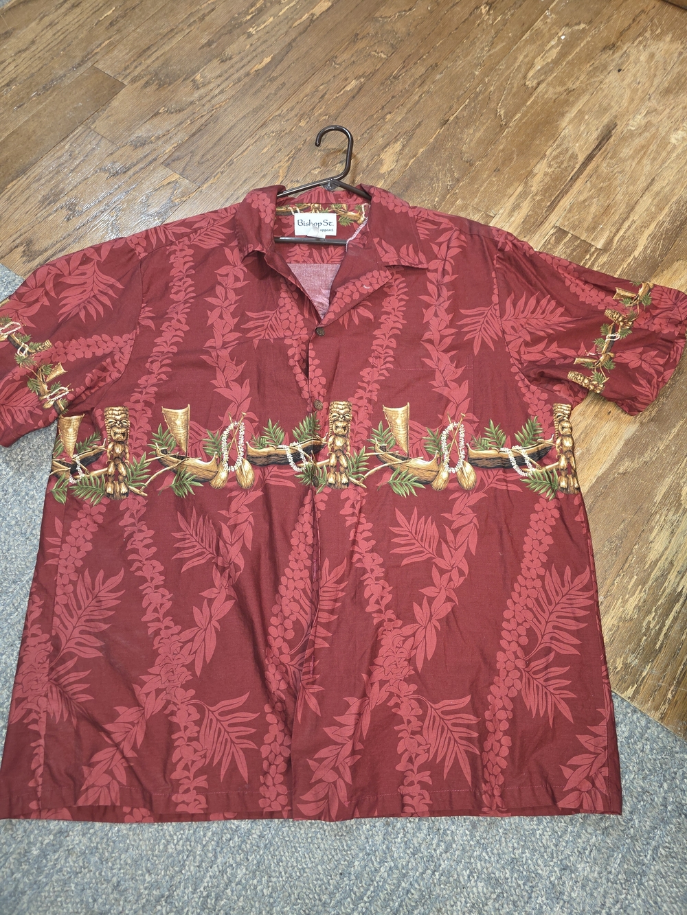 Vintage Bishop St. Apparel Hawaiian Shirt - Short Sleeve
